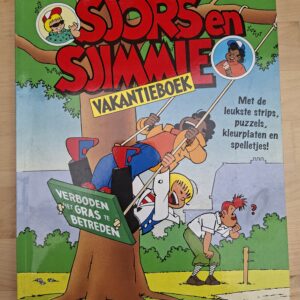 Sjors en Sjimmie vakantieboek strips puzzels kleurplaten spelletjes softcover