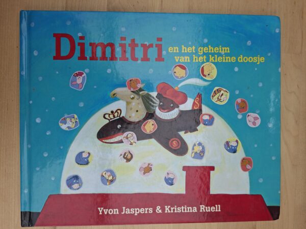 Dimitri en het geheim van het kleine doosje Yvon Jaspers Kristina Ruell sinterklaas prentenboek hardcover