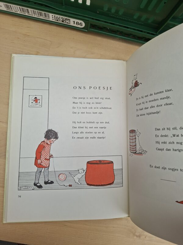 Januari Februari Maart Rie Cramer Van Goor Zonen vintage versjesboek hardcover