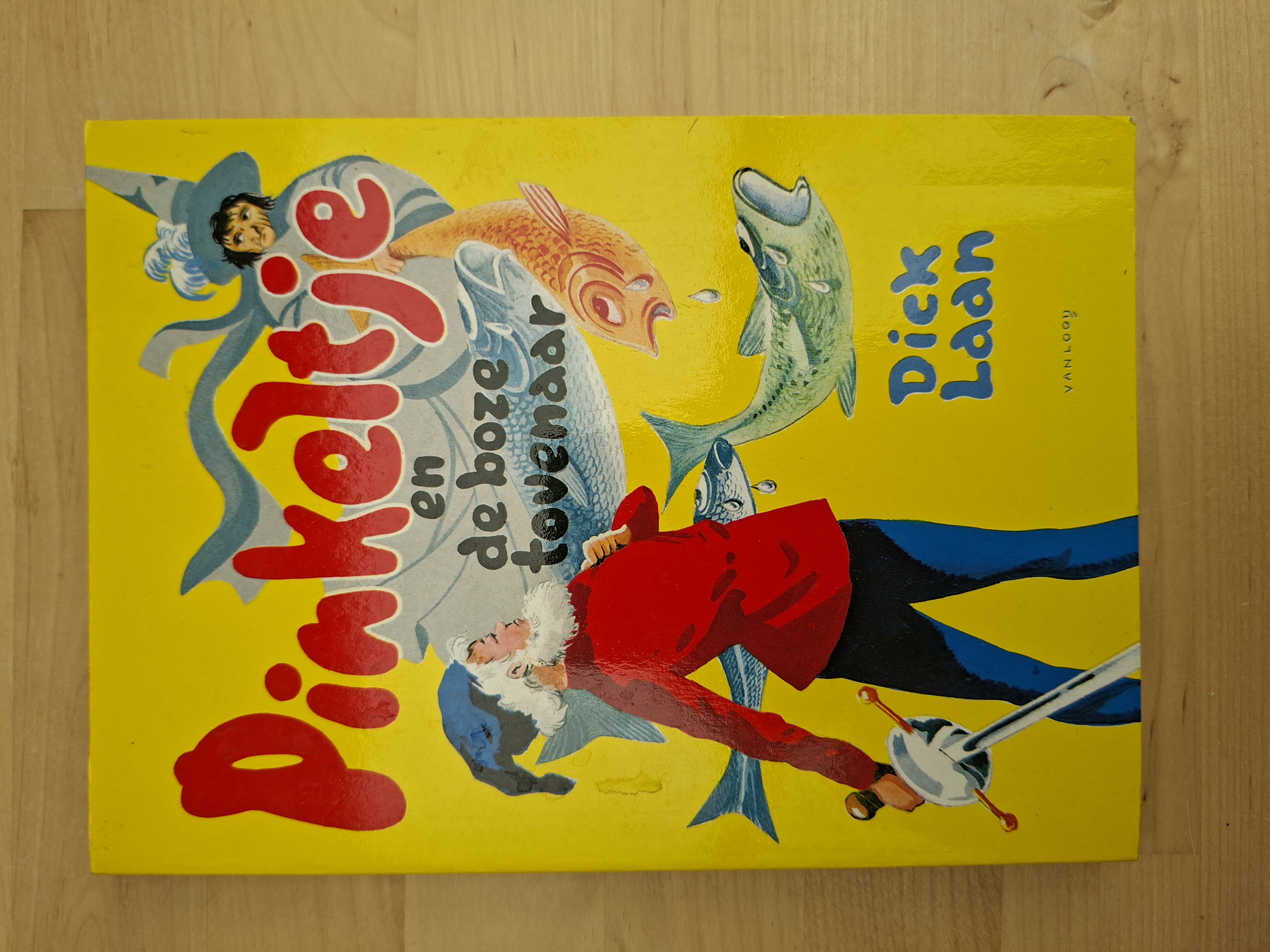 Pinkeltje en de boze tovenaar Dick Laan kinderboek ISBN 90-410-1270-2