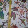 H&M blouse wit met tropische print en dubbele volantmouwen maat 36