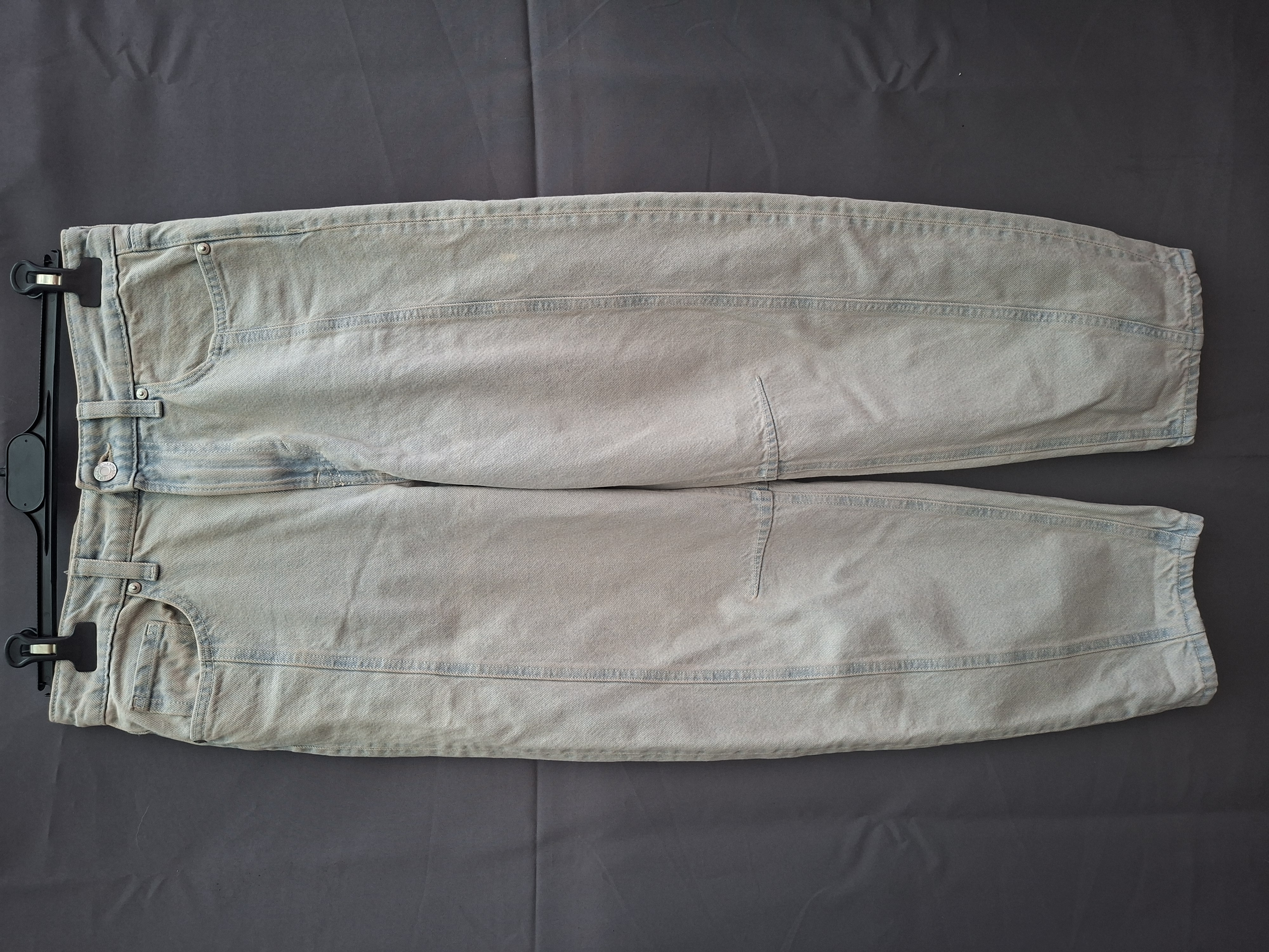 &Denim by H&M barrel jeans lichtblauw loose fit mid waist maat 36