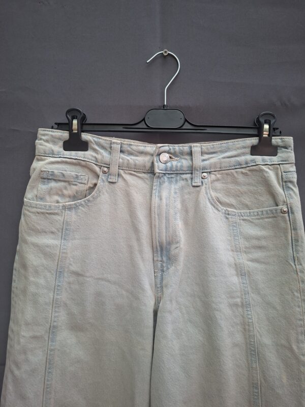 &Denim by H&M barrel jeans lichtblauw loose fit mid waist maat 36