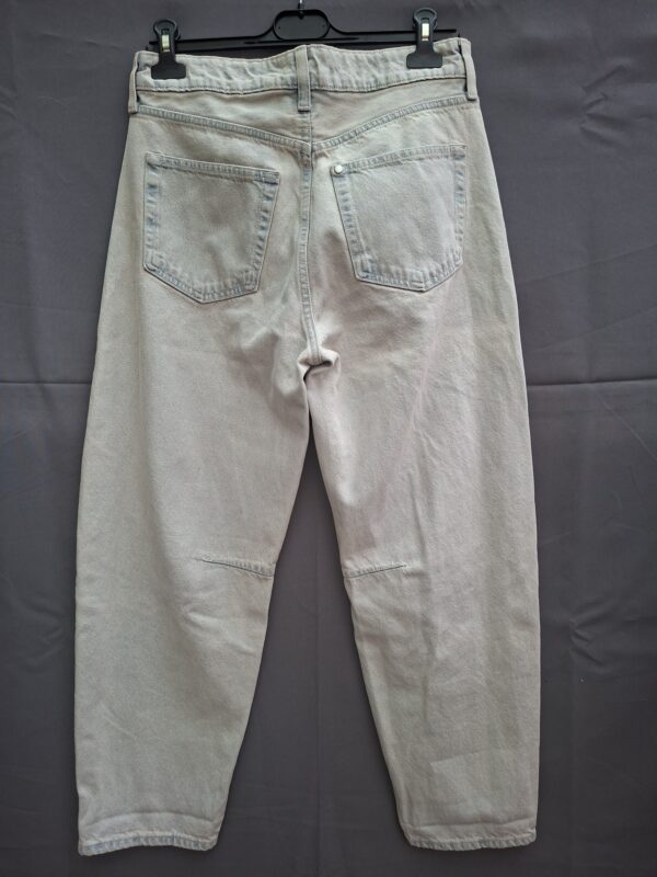 &Denim by H&M barrel jeans lichtblauw loose fit mid waist maat 36