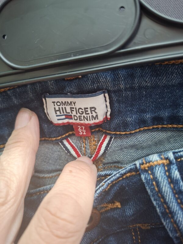 Tommy Hilfiger Rome Straight jeans donkerblauw W27/L32