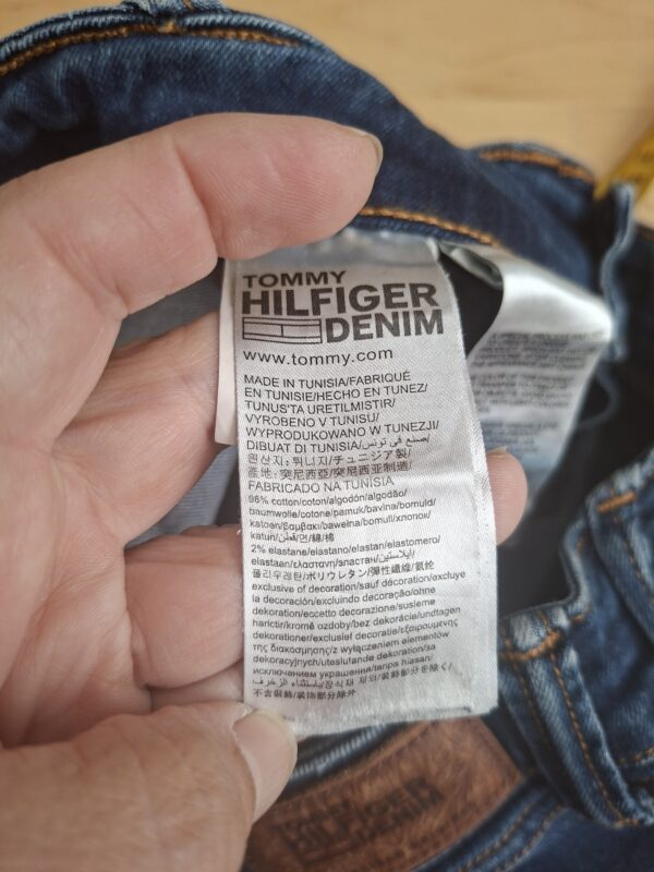 Tommy Hilfiger Rome Straight jeans donkerblauw W27/L32