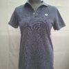 Unsigned poloshirt marineblauw badstof terry maat S