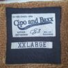 Cipo and Baxx hoodie vest marineblauw sherpa voering nep bont capuchon maat XXL