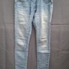 Jewelly jogger jeans lichtblauw elastische tailleband slim fit maat M/38