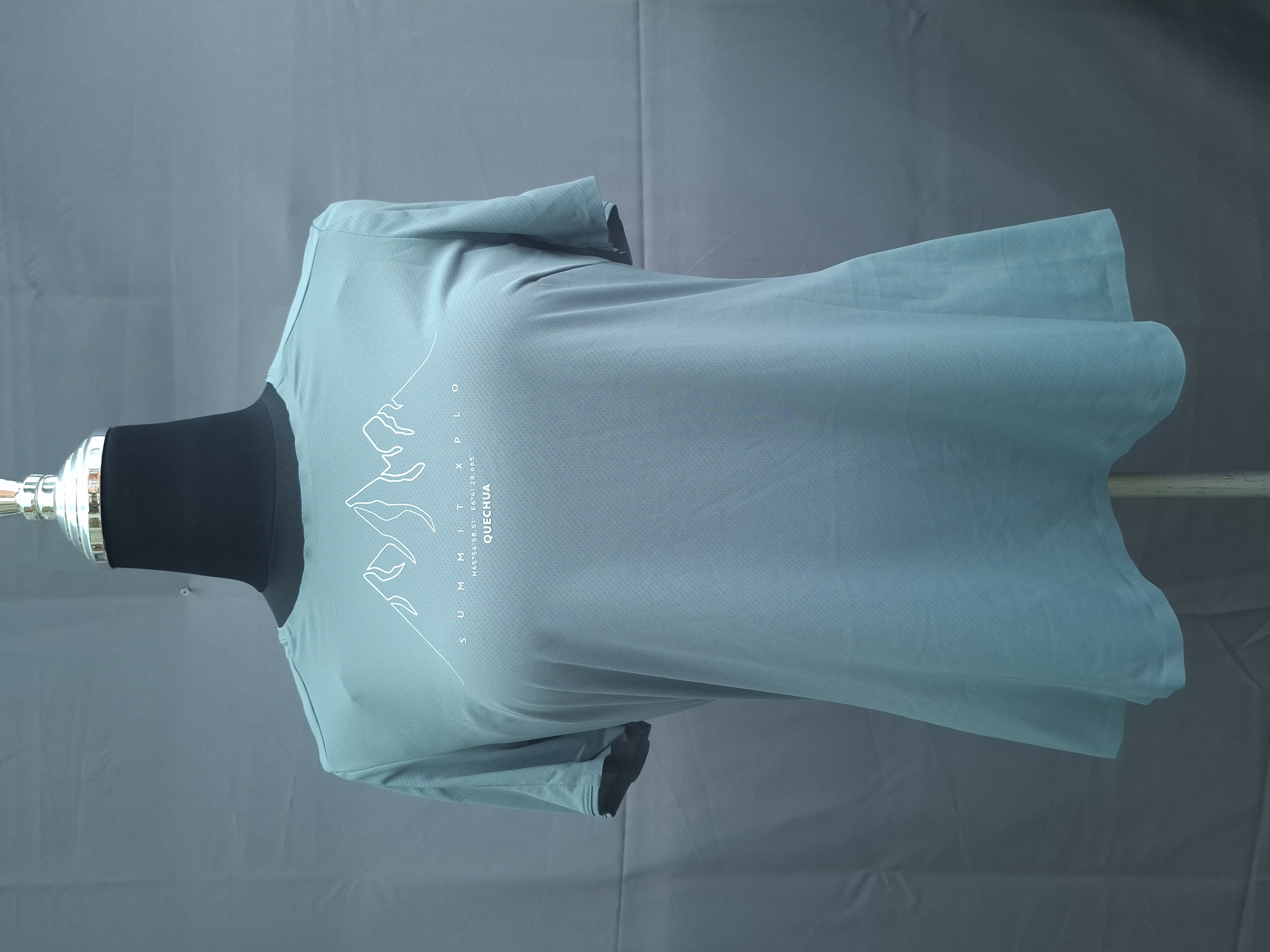 Quechua MH500 wandel t-shirt olijfgroen Summit Xplo print dames maat L