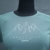 Quechua MH500 wandel t-shirt olijfgroen Summit Xplo print dames maat L
