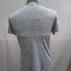 Simond merino wol t-shirt grijs gemêleerd V-hals maan bomen print Real Fun Wow