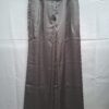 C&A wide leg broek zwart krijtstreep satijnlook hoge taille maat 36
