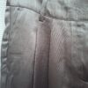 C&A wide leg broek zwart krijtstreep satijnlook hoge taille maat 36
