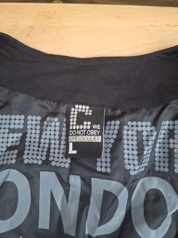 C We Do Not Obey Dresscodes gilet zwart 100% katoen maat L