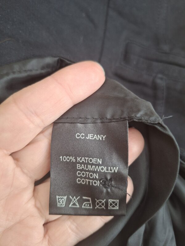 C We Do Not Obey Dresscodes gilet zwart 100% katoen maat L