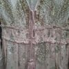 Anisa Spain boho jurk lichtroze/zalm paisley print gouden