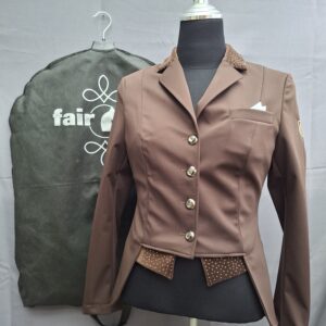 Fair Play Bea dressuur wedstrijdjas chocoladebruin — Nieuw, nooit gedragen