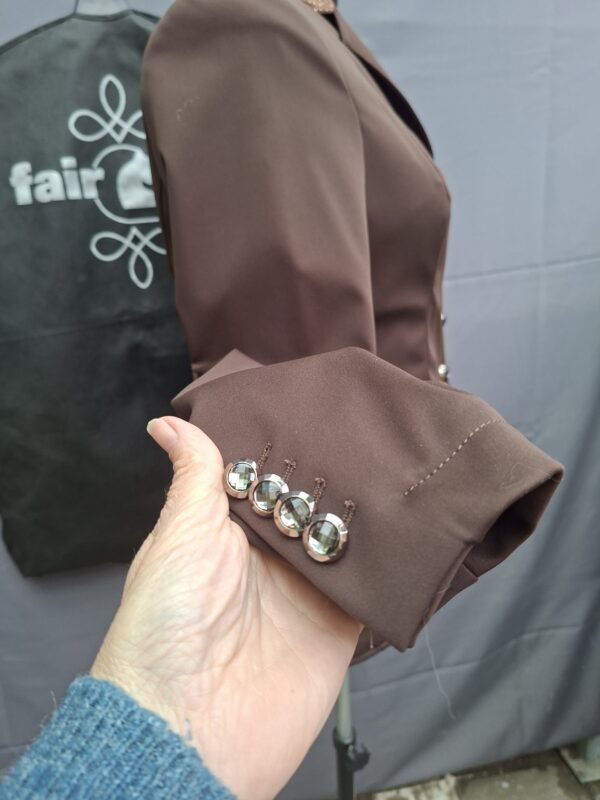 Fair Play Bea dressuur wedstrijdjas chocoladebruin — Nieuw, nooit gedragen