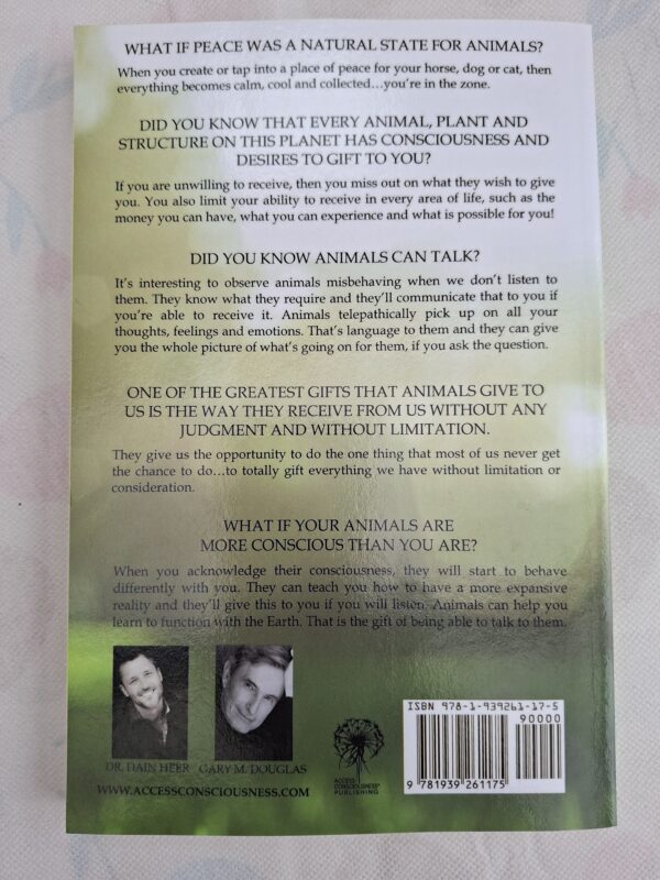 Talk to the Animals an Extraordinary Conversation Gary M Douglas Dr Dain Heer softcover