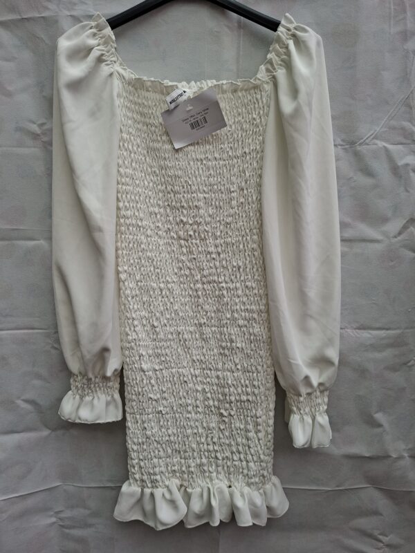 20260606_143124 New Collection Dress Dany off-shoulder gesmockt pofmouwen