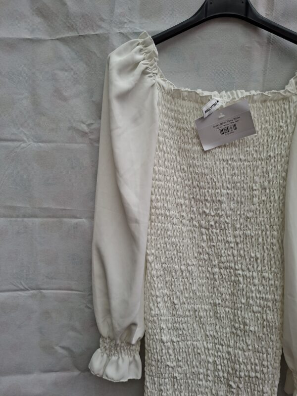 20260606_143129 New Collection Dress Dany off-shoulder gesmockt pofmouwen