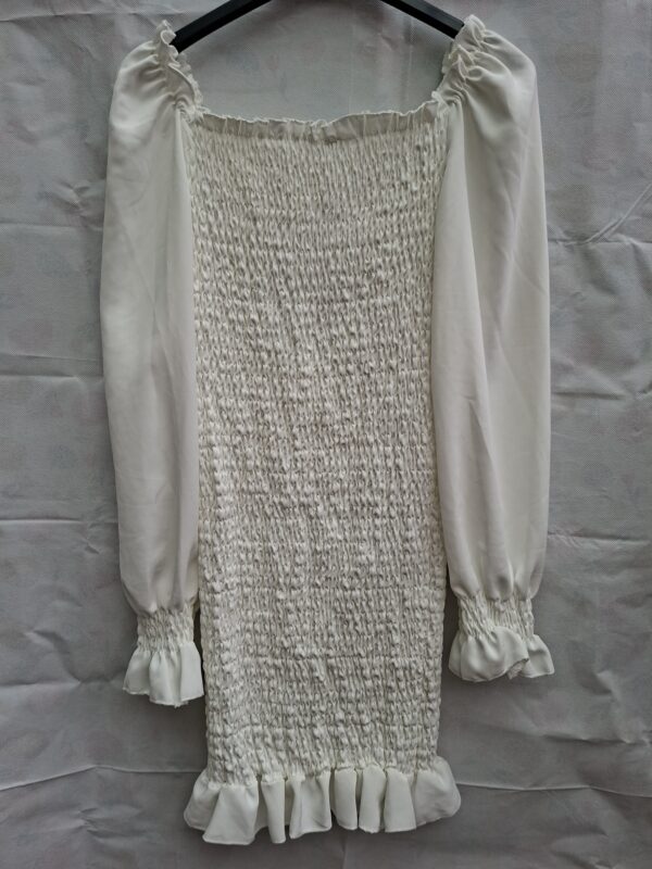 20260606_143136 New Collection Dress Dany off-shoulder gesmockt pofmouwen