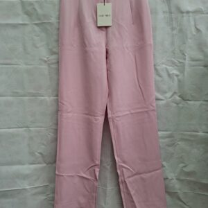 Eight Paris Tess pantalon roze wide leg hoge taille maat S nieuw