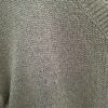 20260606_144317 JS Millenium goudkleurige gebreide trui V-hals one size metallic