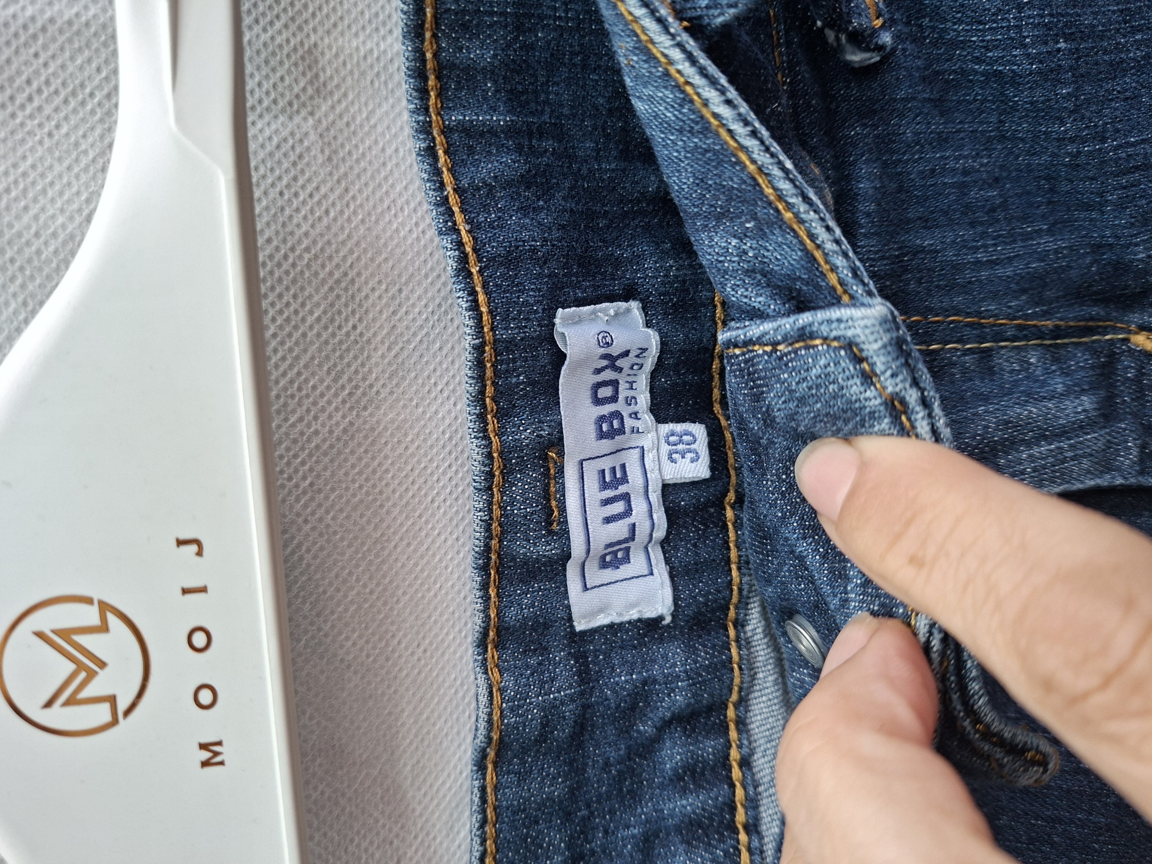 20260609_162603 Blue Box Fashion Denim Short Middenblauw