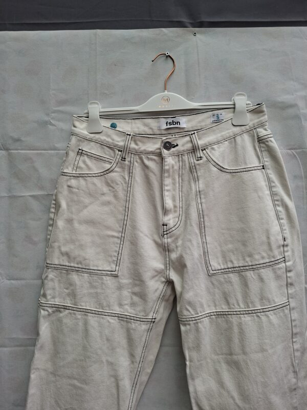 20260609_162824 FSBN Denim Nick Saggy crème wide leg broek