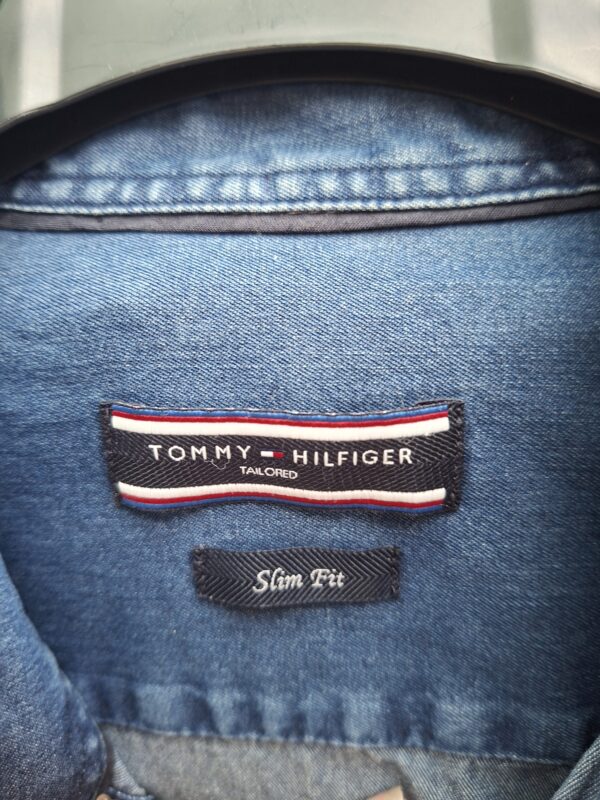 20260609_164117 Tommy Hilfiger Tailored Slim Fit denim overhemd