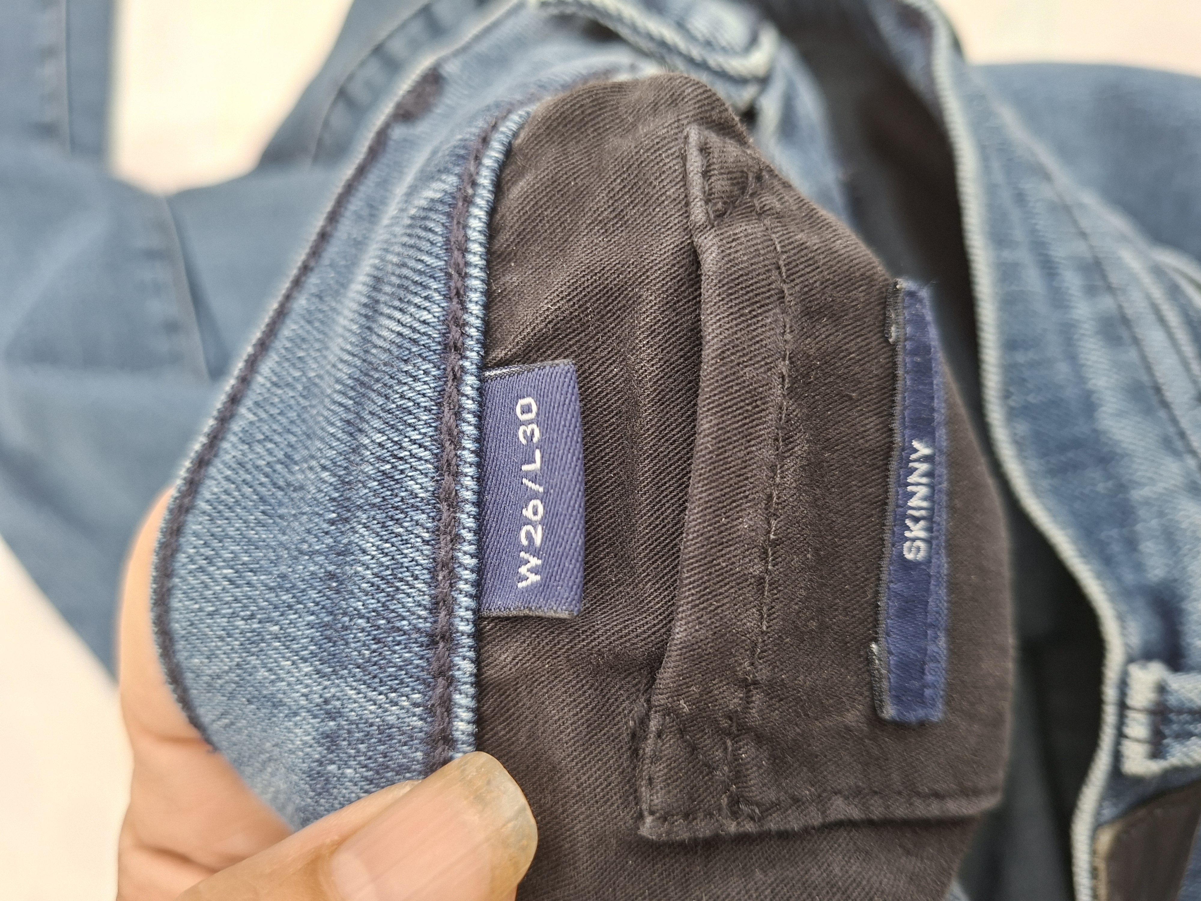 20260704_171831 GANT Dames Skinny Jeans Blauw W26/L30 Stretch Denim