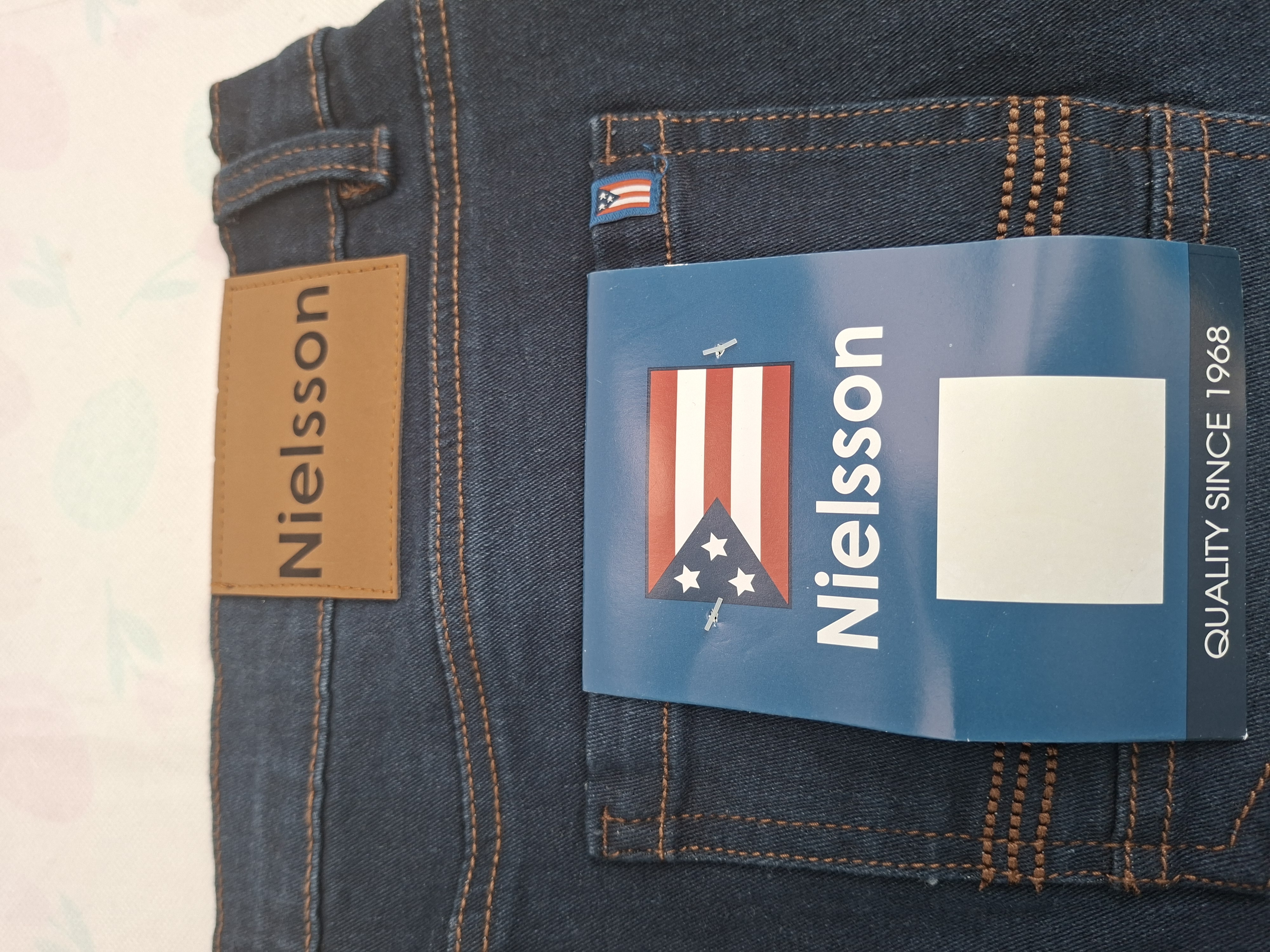 20260704_172334 Nielsson Stretch Heren Jeans Donkerblauw W38/L32 Nieuw met Kaartje