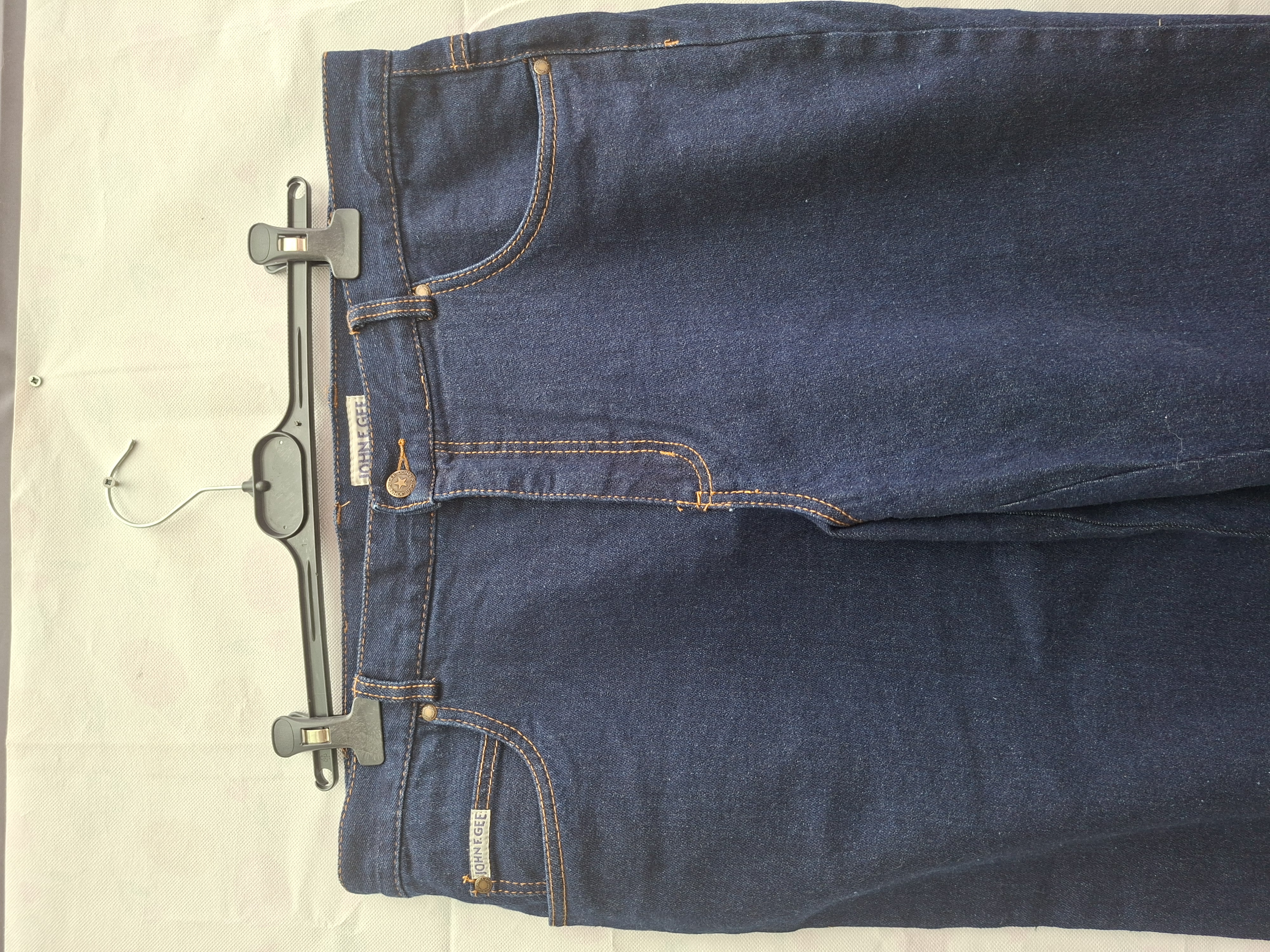 20260704_172619 John F. Gee Heren Stretch Jeans Donkerblauw Maat 54