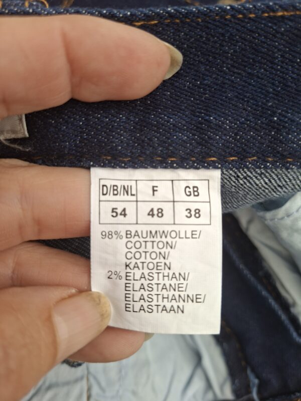 20260704_172701 John F. Gee Heren Stretch Jeans Donkerblauw Maat 54