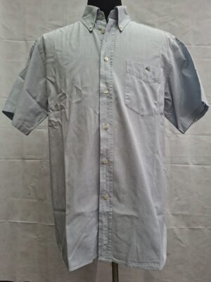 Lacoste Heren Overhemd Korte Mouw Lichtblauw XL (42)