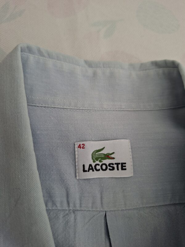 20260704_173925 Lacoste Heren Overhemd Korte Mouw Lichtblauw XL (42)