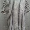 20260704_174239 McGregor Heren Overhemd Korte Mouw Wit Navy Gestreept Maat L