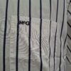 20260704_174244 McGregor Heren Overhemd Korte Mouw Wit Navy Gestreept Maat L