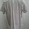 20260704_174303 McGregor Heren Overhemd Korte Mouw Wit Navy Gestreept Maat L