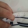20260704_174323 McGregor Heren Overhemd Korte Mouw Wit Navy Gestreept Maat L